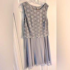 NEW Sparkling Silver Party Dress